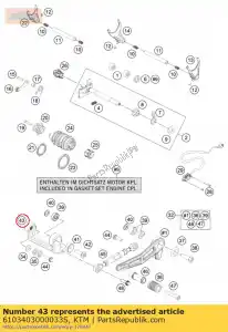 ktm 6103403000033S relay lever black 07 - Bottom side