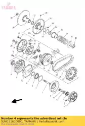 Here you can order the housing, bearing 1 from Yamaha, with part number 5UH151630000: