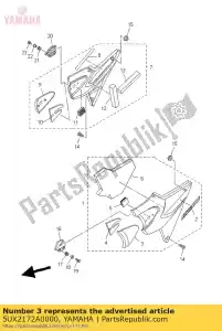 yamaha 5UX2172A0000 painel 1 - Lado inferior