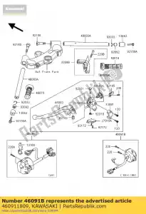 Kawasaki 460911809 housing-assy-control, - Bottom side