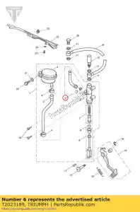 triumph T2023189 connector set - Onderkant