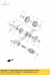 Here you can order the gear, 1st wheel from Yamaha, with part number 1W7172111200: