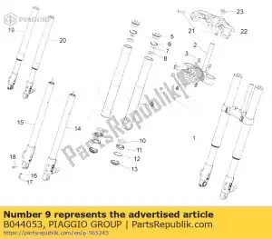 Piaggio Group B044053 manga - Lado inferior