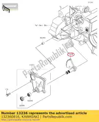 Ici, vous pouvez commander le 01 levier-comp auprès de Kawasaki , avec le numéro de pièce 132360816: