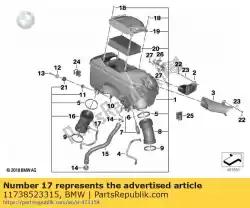 Qui puoi ordinare condotto dell'aria, a sinistra da BMW , con numero parte 11738523315: