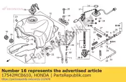 Aquí puede pedir asiento, tanque de combustible r. Lado de Honda , con el número de pieza 17542MCB610: