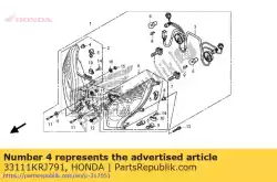 Ici, vous pouvez commander le col, peigne fr li auprès de Honda , avec le numéro de pièce 33111KRJ791: