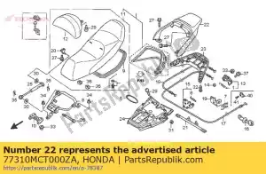 Honda 77310MCT000ZA spoiler, rr. * nh471m * - La partie au fond