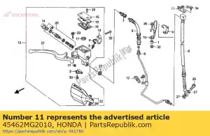 Honda 45462MG2010 séjour, flexible de frein - La partie au fond
