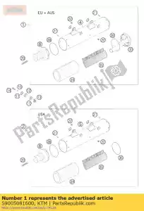 ktm 59005081600 silencieux exc débouché 04 - La partie au fond