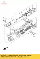 50T224090000, Yamaha, support supérieur sous assy yamaha xt xtz tenere 600, Nouveau