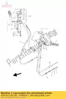 4SH261240100, Yamaha, protezione, manubrio yamaha yfm yfmfw kodiak manual yfmf big bear pro yfmfp 400, Nuovo