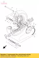 905601531300, Yamaha, espaciador (1ej) yamaha  dt sr xg 125 230 250 1986 1987 1992 1996 1997 1998 1999 2000 2005 2017 2018 2019 2020 2021, Nuevo