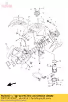 39PY24100003, Yamaha, tanque de combustível comp. yamaha fz n na 800 8, Novo