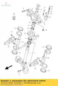 suzuki 5141017G00 mostek, sterowanie - Dół