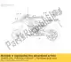 Autocollant de support de plaque d'immatriculation Piaggio Group 2H003102