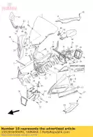 13S2836500P0, Yamaha, cubrir yamaha yzf r 600 2008 2009 2010, Nuevo