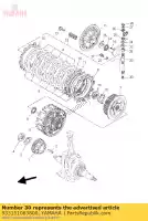 933151083800, Yamaha, Cuscinetto, cilindrico (3jd) yamaha szr xj xt xtz yfm yz 125 600 660 1989 1990 1991 1992 1993 1994 1995 1996 1997 1998 1999 2000 2001 2002 2003 2004 2005, Nuovo