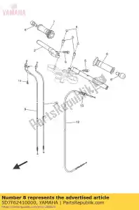 yamaha 5D7F62410000 poignée - La partie au fond