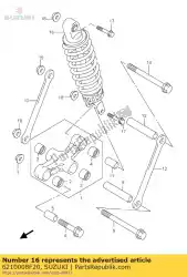 absorber assy, ?? R van Suzuki, met onderdeel nummer 6210008F20, bestel je hier online: