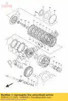 3D8161111000, Yamaha, engranaje, accionamiento primario yamaha  xvs 1300 2014 2015 2016 2017 2018, Nuevo