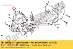 Here you can order the orifice, 0. 8mm from Honda, with part number 15516MGSD30: