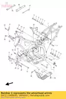 5XC211909000, Yamaha, rama tylna komp. yamaha yz 250 450 2006, Nowy