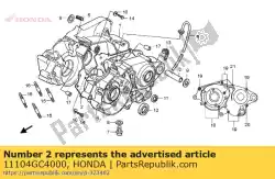 Ici, vous pouvez commander le col, 17 mm auprès de Honda , avec le numéro de pièce 11104GC4000: