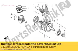 honda 13380KCN300 pin comp., manivela - Lado inferior