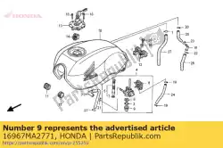 Here you can order the cup, fuel strainer from Honda, with part number 16967MA2771: