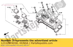 Tutaj możesz zamówić pokrywa, l zawór kontaktronowy od Honda , z numerem części 12332MFAD00: