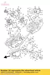 Tutaj możesz zamówić amortyzator, poduszka silnika 2 od Yamaha , z numerem części 4WM153260000: