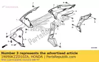 19090KZZD10ZA, Honda, ensemble de linceuls, l. fr.(wl) *type1* honda  250 2017 2019, Nouveau