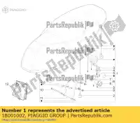 1B001002, Piaggio Group, assemblaggio della sella piaggio lbmc50100, lbmc50101 lbmm70100 typhoon zapc506b zapm707e 50 125 2010 2011 2012 2016 2017 2018 2019 2020, Nuovo