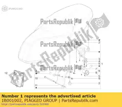 Aqui você pode pedir o conjunto de sela em Piaggio Group , com o número da peça 1B001002: