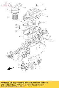 yamaha 1AE144510000 luchtfilter - Bottom side