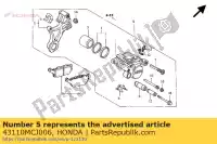 43110MCJ006, Honda, wspornik komp., rr. honda cbr fireblade rr cbr900rr 900 , Nowy