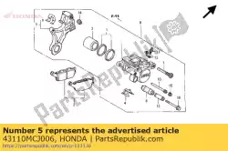 beugel comp., rr. Van Honda, met onderdeel nummer 43110MCJ006, bestel je hier online: