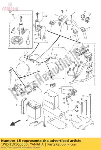 yamaha 1WDH19500000 relay assy - Bottom side