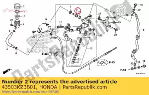 Honda 43503KZ3B01 connector - Bottom side