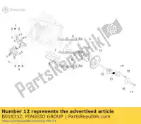 B018332, Piaggio Group, terrain de décompression piaggio mp zapm860x, zapta10w zapm86100, zapm86101 zapta1200 zapta1200, zapta1201 500 2014 2015 2016 2017 2018 2019, Nouveau