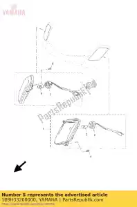 yamaha 1B9H33200000 luz intermitente delantera - Lado inferior