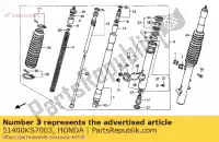 51400KS7003, Honda, komplet wide?., r przód honda cr  r cr250r 250 , Nowy