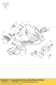 Triumph t2500113 corno assy, ??hi-tone - Il fondo