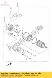 Aquí puede pedir set de borchas de Yamaha , con el número de pieza 2CR818011000: