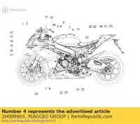 2H000965, Piaggio Group, décalque de réservoir de carburant aprilia racing aprilia rsv tuono v zd4ke000 zd4keu zd4kga00 zd4kgua0 zd4rkl00zd4rkl01 zd4tyh00, zd4tycc1 zd4tyua0 1000 1100 2015 2016 2017 2018 2019 2020, Nouveau