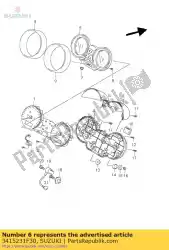 hoes van Suzuki, met onderdeel nummer 3415231F30, bestel je hier online: