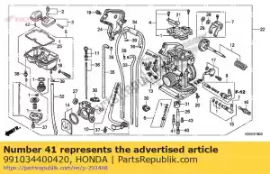 honda 991034400420 chorro, lento, # 42 - Lado inferior