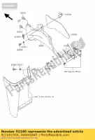 921601946, Kawasaki, amortyzator kawasaki kvf300 4x4 kvf400 prairie kvf360 300 400 360 , Nowy