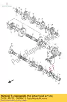 2426140F30, Suzuki, versnelling, 6e aandrijving suzuki gsx r1000 s1000a 1000 , Nieuw